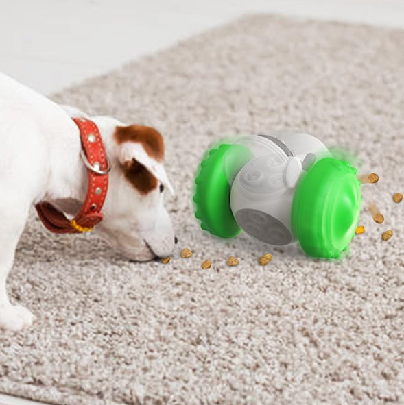 Multifunctional Smart Pet Feeder Toy Car – Interactive Slow Food Puzzle for Cats & Dogs (ABS, Anti-Choke Design) - woofyluxe