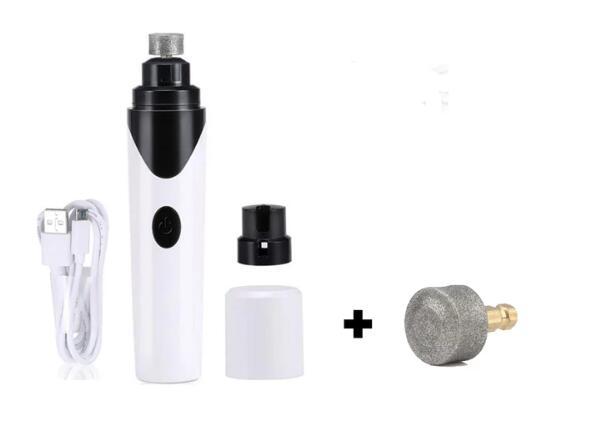 Electric Pet Nail Grinder for Dogs & Cats – Low Noise, USB Rechargeable Nail Clippers for Safe & Painless Grooming - woofyluxe