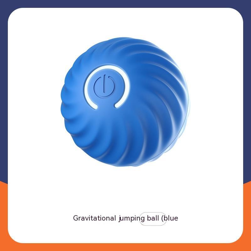 Durable Rubber Dog Chew Ball – Bite-Resistant Pet Toy for Puppies & Dogs, Interactive Training Ball with USB Power - woofyluxe