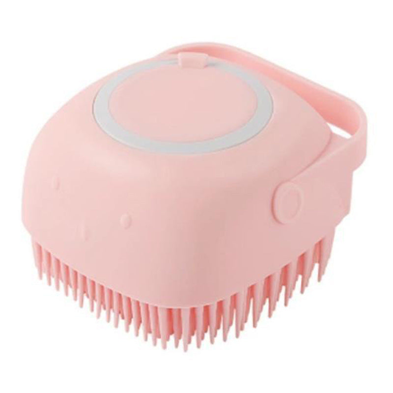 Silicone Dog Bath Brush – Pet Massage & Grooming Glove for Bathing & Cleaning - woofyluxe