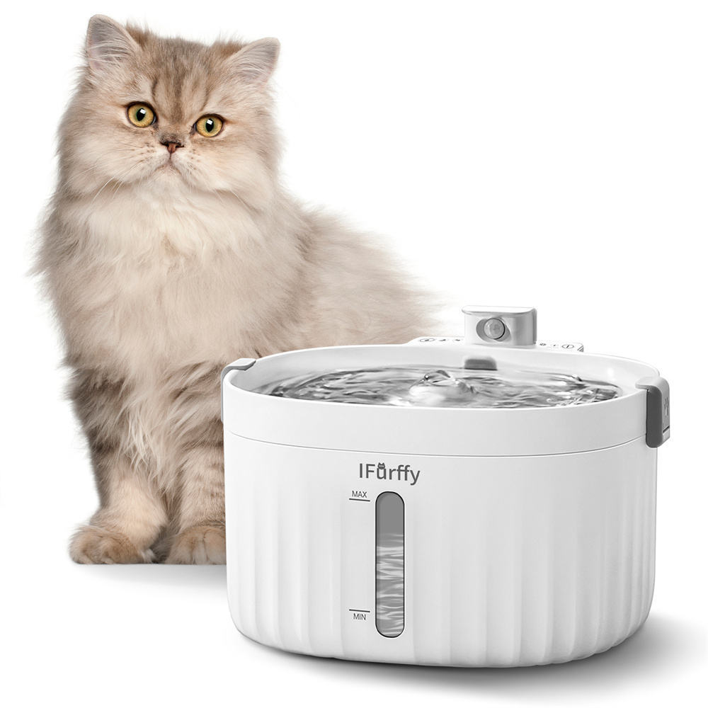 Automatic Smart Pet Water Fountain – Stainless Steel Cat & Dog Drinking Dispenser - woofyluxe