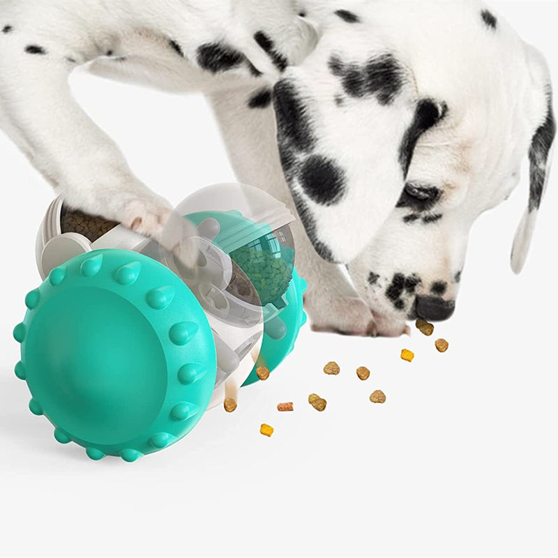 Multifunctional Smart Pet Feeder Toy Car – Interactive Slow Food Puzzle for Cats & Dogs (ABS, Anti-Choke Design) - woofyluxe