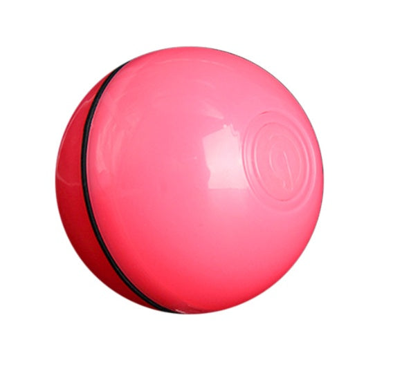 Rechargeable LED Laser Rolling Cat Toy Ball with Catnip – Interactive 360° Rotating Smart Pet Toy - woofyluxe