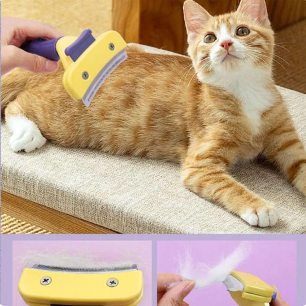 Large Pet Grooming Comb – Detangling Hair Brush for Dogs & Cats - woofyluxe