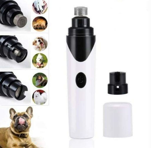 Electric Pet Nail Grinder for Dogs & Cats – Low Noise, USB Rechargeable Nail Clippers for Safe & Painless Grooming - woofyluxe