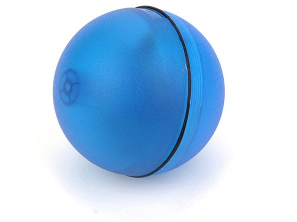 Rechargeable LED Laser Rolling Cat Toy Ball with Catnip – Interactive 360° Rotating Smart Pet Toy - woofyluxe
