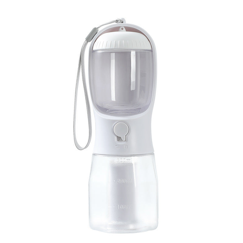3-in-1 Dog Water Bottle with Food Container & Waste Bag – Portable Pet Travel Dispenser - woofyluxe