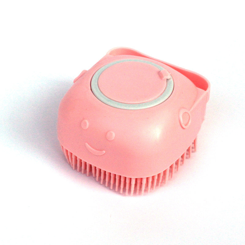 Silicone Dog Bath Brush – Pet Massage & Grooming Glove for Bathing & Cleaning - woofyluxe