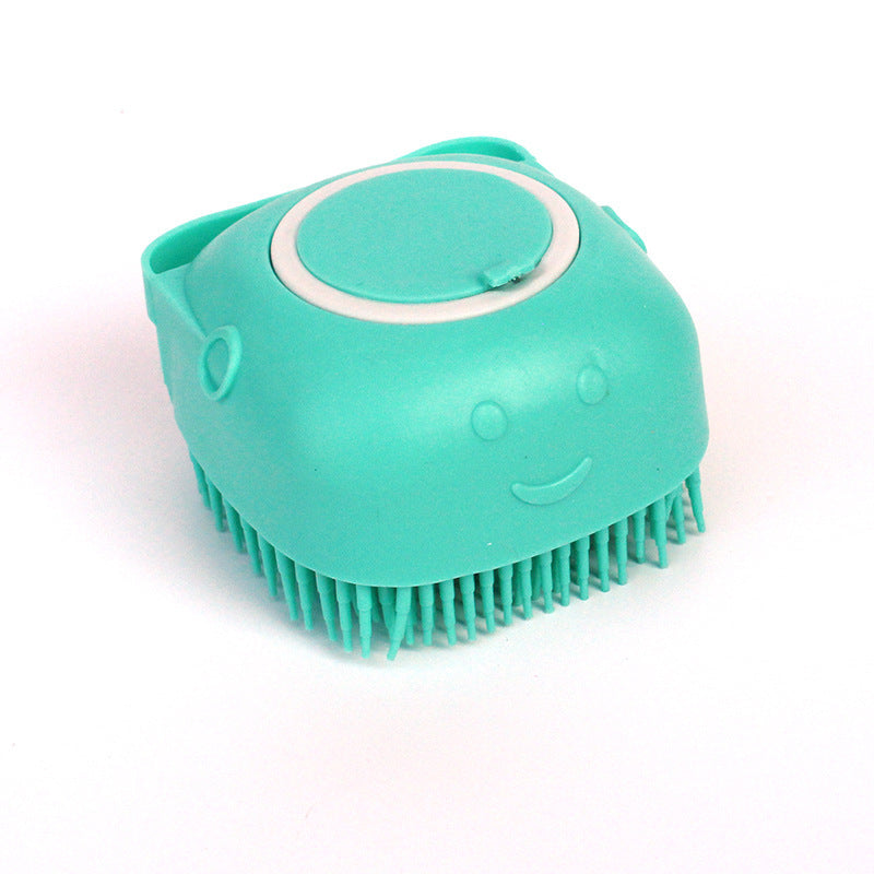 Silicone Dog Bath Brush – Pet Massage & Grooming Glove for Bathing & Cleaning - woofyluxe