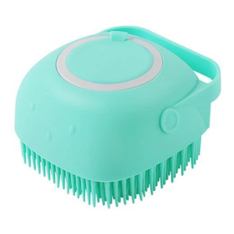 Silicone Dog Bath Brush – Pet Massage & Grooming Glove for Bathing & Cleaning - woofyluxe