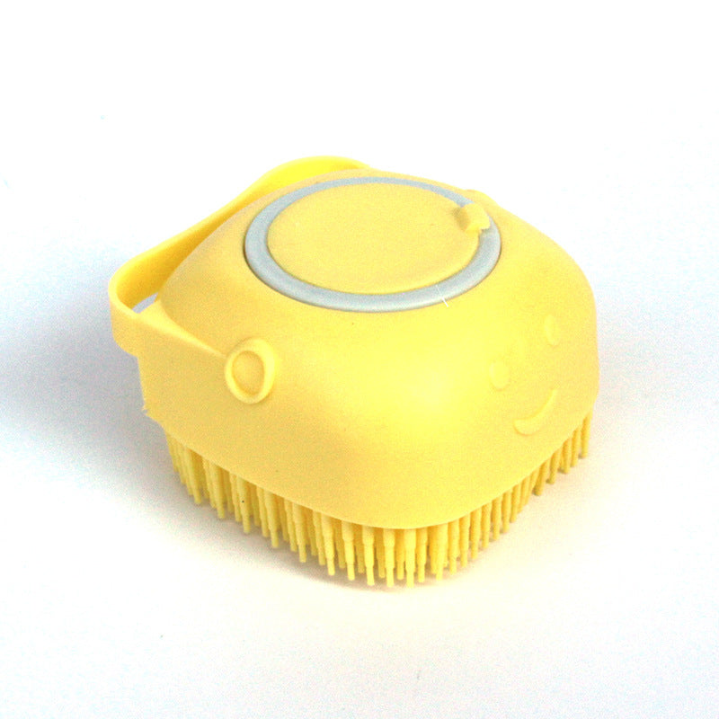 Silicone Dog Bath Brush – Pet Massage & Grooming Glove for Bathing & Cleaning - woofyluxe