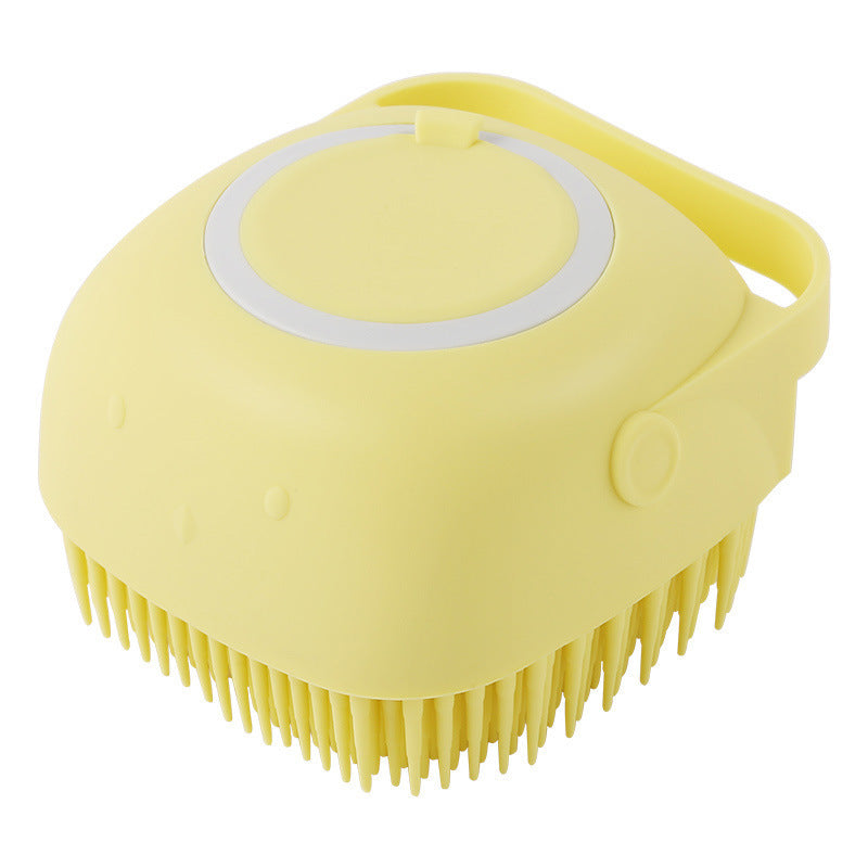 Silicone Dog Bath Brush – Pet Massage & Grooming Glove for Bathing & Cleaning - woofyluxe
