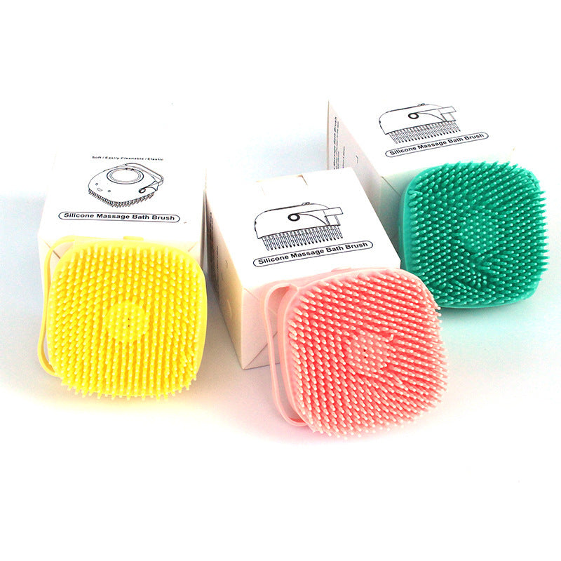 Silicone Dog Bath Brush – Pet Massage & Grooming Glove for Bathing & Cleaning - woofyluxe