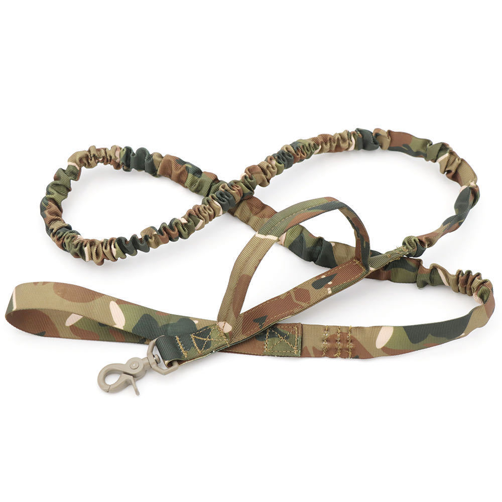 Elastic Bungee Dog Leash for Outdoor Training – Heavy-Duty, Shock-Absorbing Nylon Traction Rope - woofyluxe