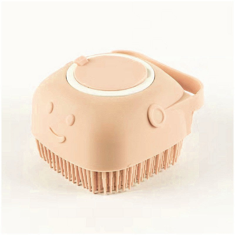 Silicone Dog Bath Brush – Pet Massage & Grooming Glove for Bathing & Cleaning - woofyluxe