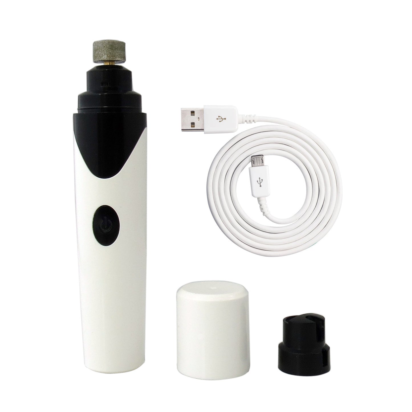 Electric Pet Nail Grinder for Dogs & Cats – Low Noise, USB Rechargeable Nail Clippers for Safe & Painless Grooming - woofyluxe