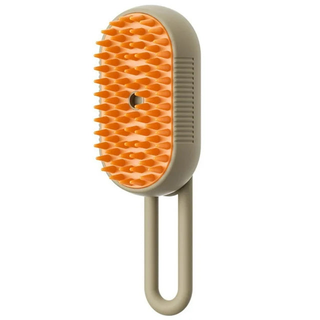 3-in-1 Electric Steam Pet Brush for Dogs & Cats – Hair Removal, Massage & Anti-Static Grooming Comb - woofyluxe