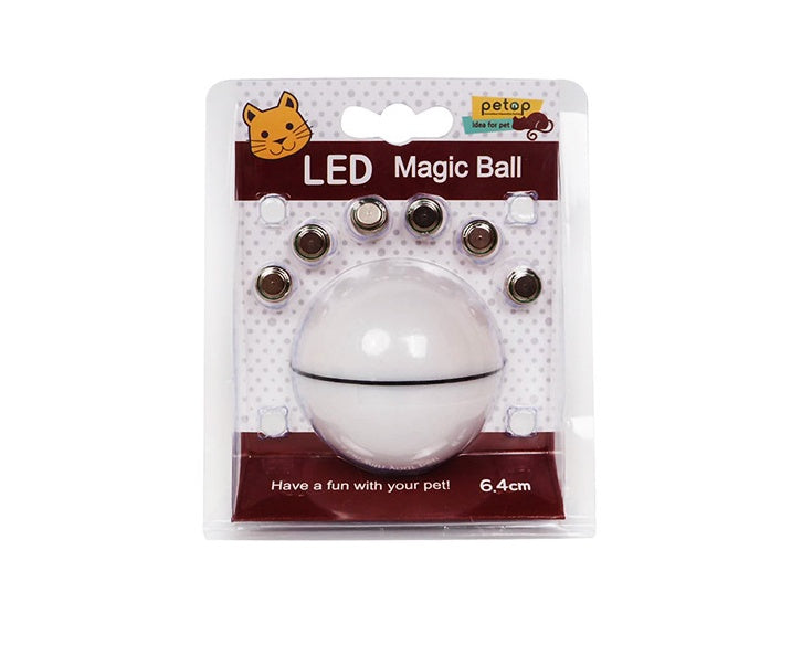 Rechargeable LED Laser Rolling Cat Toy Ball with Catnip – Interactive 360° Rotating Smart Pet Toy - woofyluxe