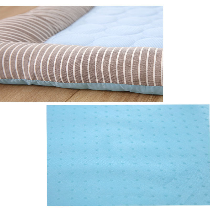 Cooling Pet Pad for Dogs & Cats – Soft Ice Silk Summer Mat, Washable & Breathable Bed (S/M/L) - woofyluxe