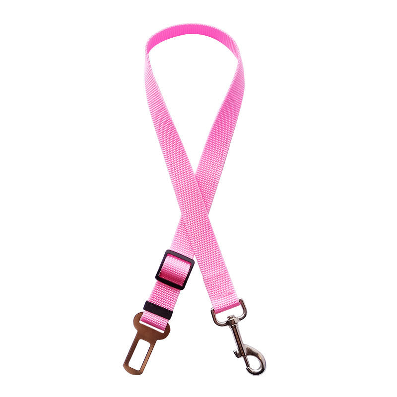 Adjustable Pet Dog & Cat Car Seat Belt | Vehicle Safety Harness Lead Clip for Travel