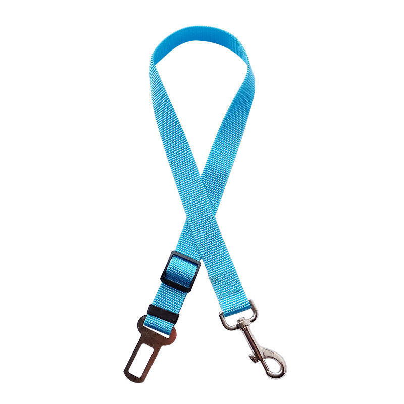 Adjustable Pet Dog & Cat Car Seat Belt | Vehicle Safety Harness Lead Clip for Travel
