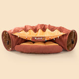 Collapsible Cat Tunnel – Durable, Washable, Portable Pet Play Tunnel (45 x 50 x 22 cm) - woofyluxe
