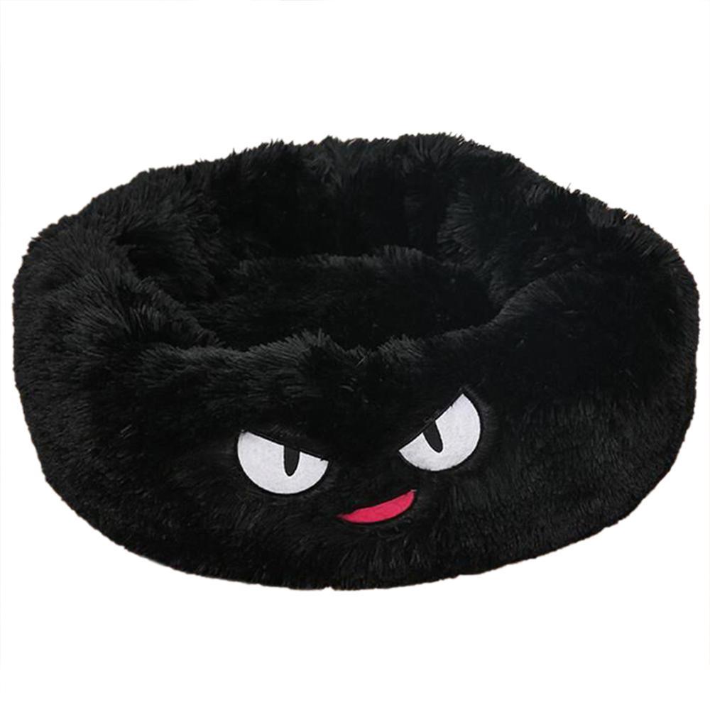 Calming Donut Dog Bed – Round Plush Pet Nest for Small Dogs & Cats (3 Sizes) - woofyluxe