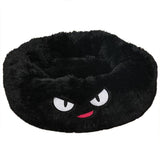 Calming Donut Dog Bed – Round Plush Pet Nest for Small Dogs & Cats (3 Sizes) - woofyluxe