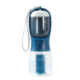 3-in-1 Dog Water Bottle with Food Container & Waste Bag – Portable Pet Travel Dispenser - woofyluxe