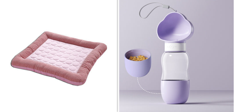 Cooling Pet Pad for Dogs & Cats – Soft Ice Silk Summer Mat, Washable & Breathable Bed (S/M/L) - woofyluxe