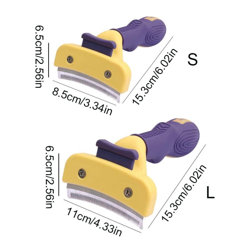 Large Pet Grooming Comb – Detangling Hair Brush for Dogs & Cats - woofyluxe