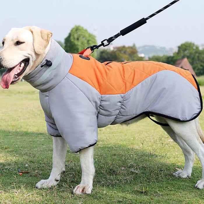 New Winter Waterproof Dog Coat for Medium & Large Dogs | Warm Thickened Pet Jacket for Labrador & Big Breeds