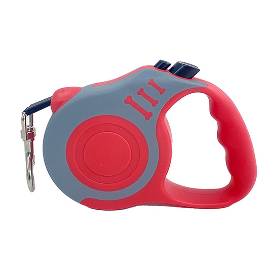 Automatic Retractable Pet Leash – 3M/5M Dog Walking Rope with One-Hand Brake for Small Pets - woofyluxe