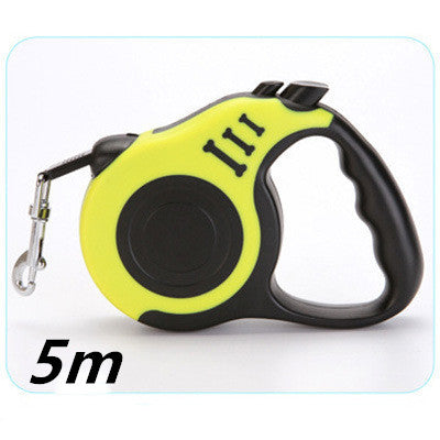 Automatic Retractable Pet Leash – 3M/5M Dog Walking Rope with One-Hand Brake for Small Pets - woofyluxe