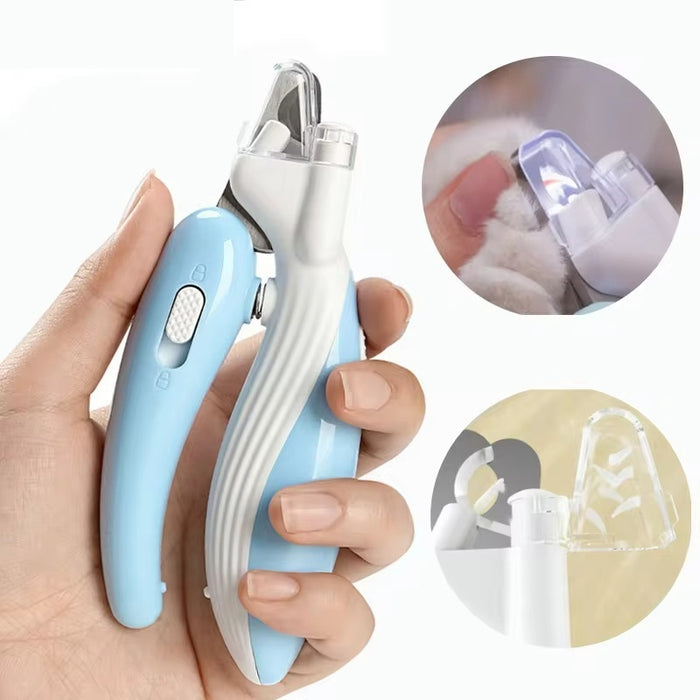 Pet Nail Clippers with LED Light – Electric Dog & Cat Nail Grinder, Professional Safe Grooming Tool