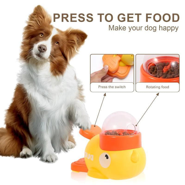 Dog Puzzle Feeder – Interactive Cartoon Duck Treat Dispenser for Training & Mealtime Fun