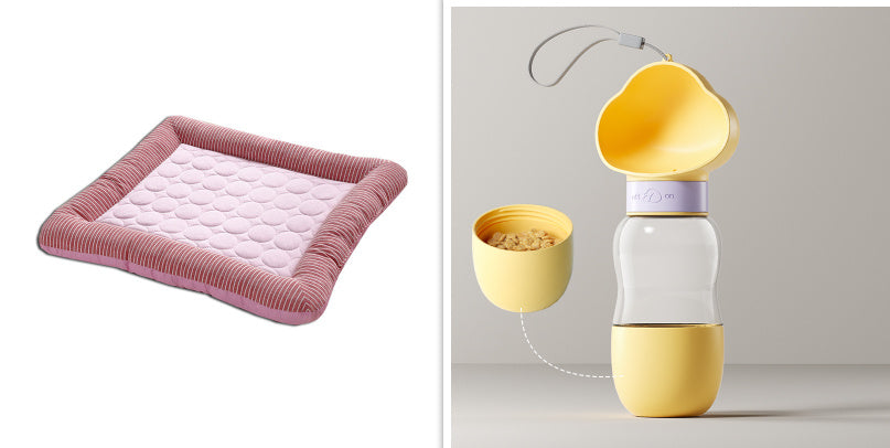 Cooling Pet Pad for Dogs & Cats – Soft Ice Silk Summer Mat, Washable & Breathable Bed (S/M/L) - woofyluxe